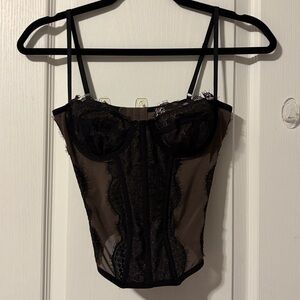 Out From Under Black Corset